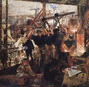 William Bell Scott Iron and Coal France oil painting reproduction
